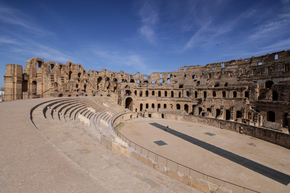 Kuzey Afrikanın en büyük Antik Roma tiyatrosu: El-Cem